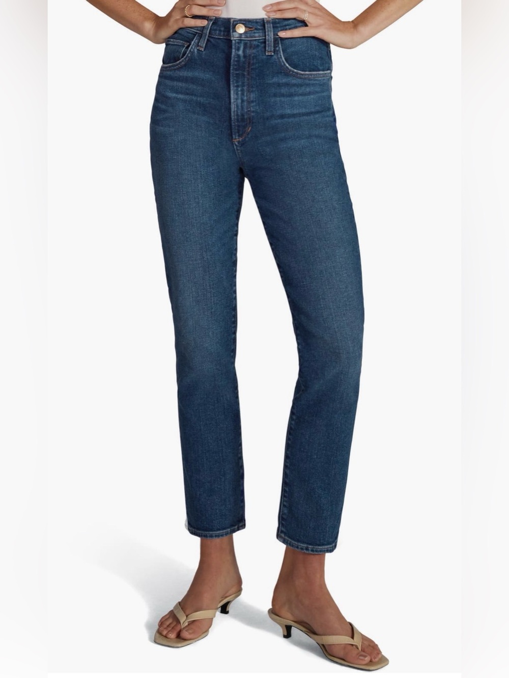 Favorite Daughter Valentina Super High Rise Cigarette Ankle Jeans Dallas Size 24